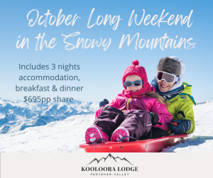 October Long Weekend at Kooloora Lodge