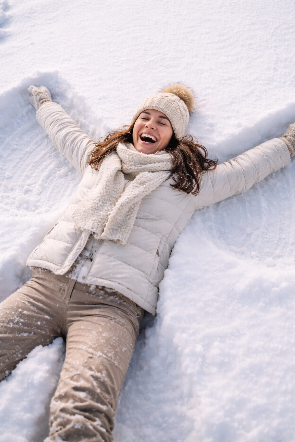 First Snow Angel